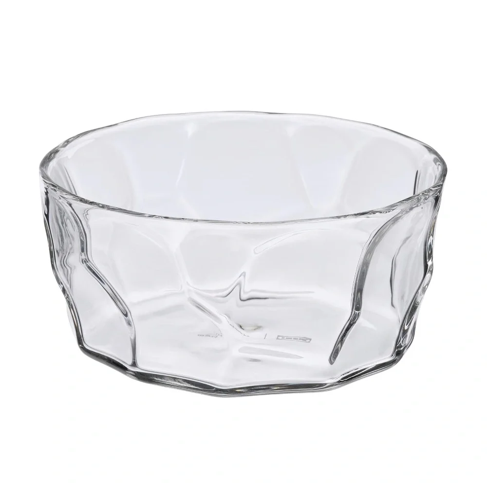 Set of 2 - IKEA x Marimekko BASTUA Bowl 5” Borosilicate Glass 105.426.29